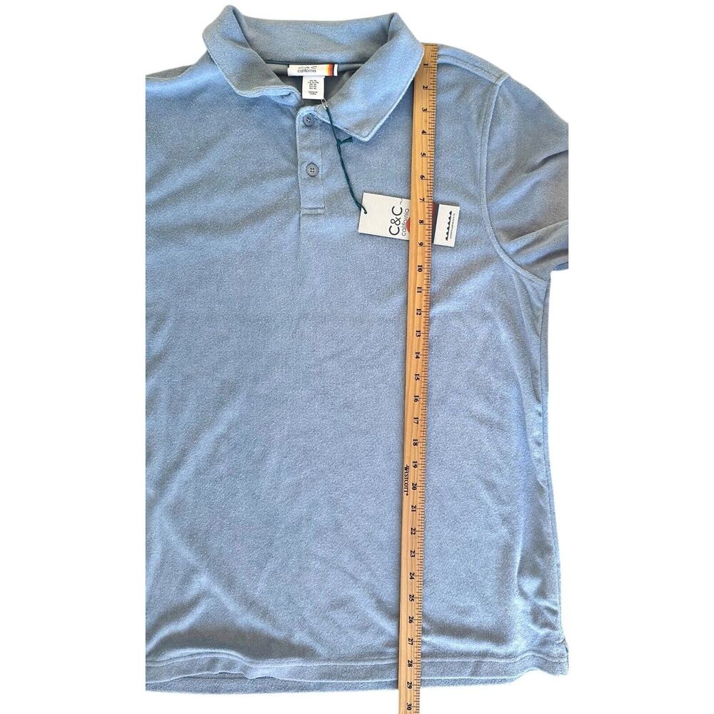 C&C California Men's 2 PCS Swimming Shorts And Polo Top Set Size XL Blue - Picture 9 of 14
